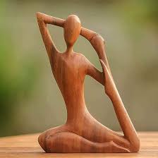 Escultura de Meditación Cucimfew para Yoga y Decoración del Hogar